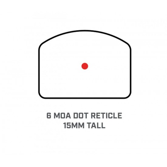 Red DOT RXC-200 MicroReflexSight Bushnell 6MOA, 15mm maga